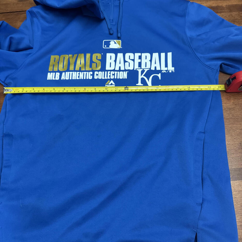 Kansas City Royals, MLB Authentic Collection, Majestic Pullover, Medium - Picture 6 of 7